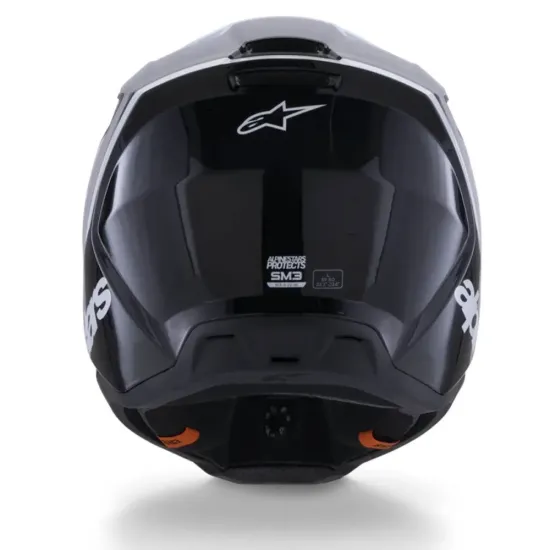 Casco Alpinestar S-M3 Radium Negro Blanco