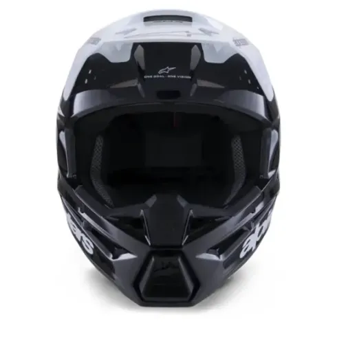 Casco Alpinestar S-M3 Radium Negro Blanco