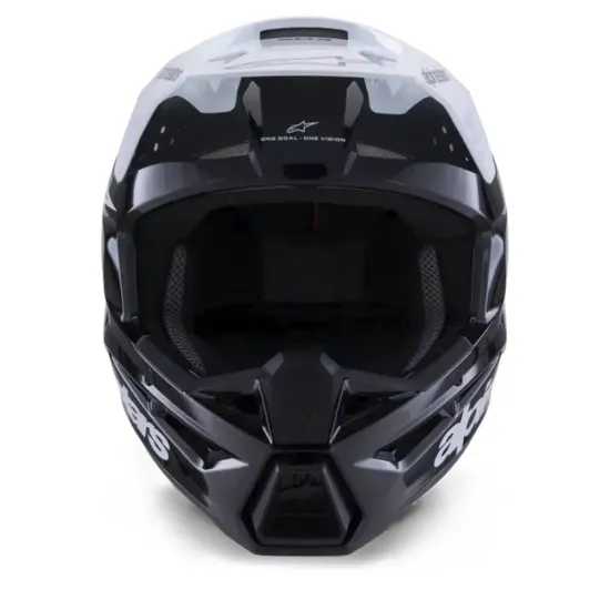 Casco Alpinestar S-M3 Radium Negro Blanco