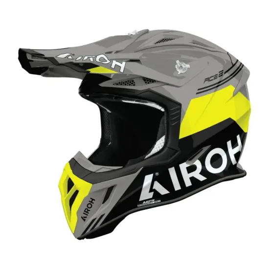 Casco Airoh Aviator Ace 2 Fury Amarillo