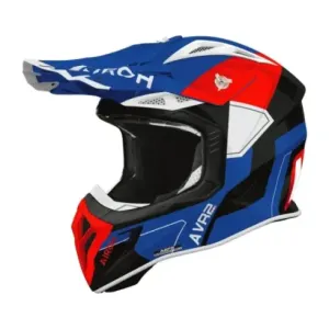 Casco Airoh Aviator Ace 2 Shield Azul y Rojo