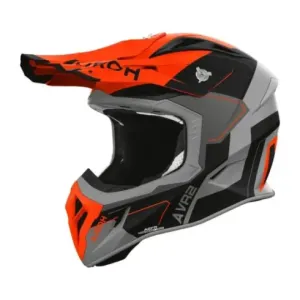 Casco Airoh Aviator Ace 2 Shield Naranja Mate