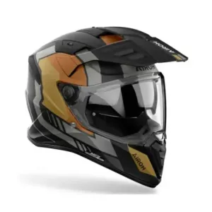 Casco Airoh Bandit Horn Dorado Mate 2