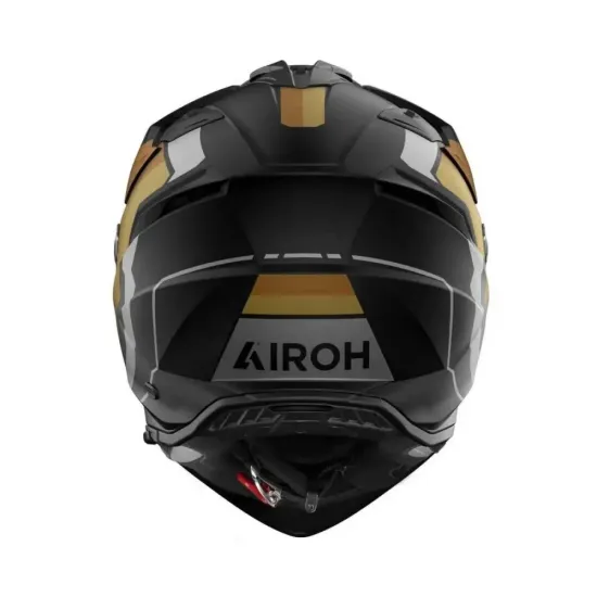 Casco Airoh Bandit Horn Dorado Mate