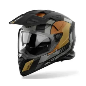 Casco Airoh Bandit Horn Dorado Mate