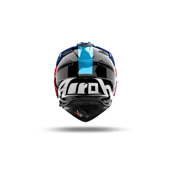 Casco Airoh Bandit Tune Azul y Rojo