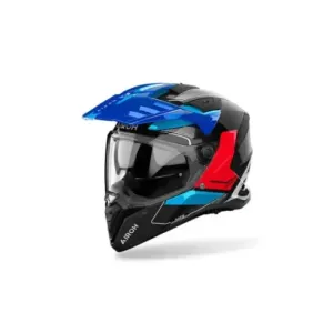 Casco Airoh Bandit Tune Azul y Rojo