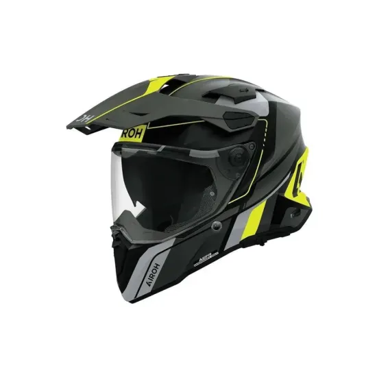 Casco Airoh Commander 2 Skip Amarillo Mate
