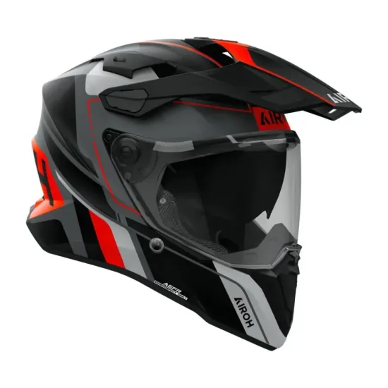 Casco Airoh Commander 2  Skip Naranja Mate