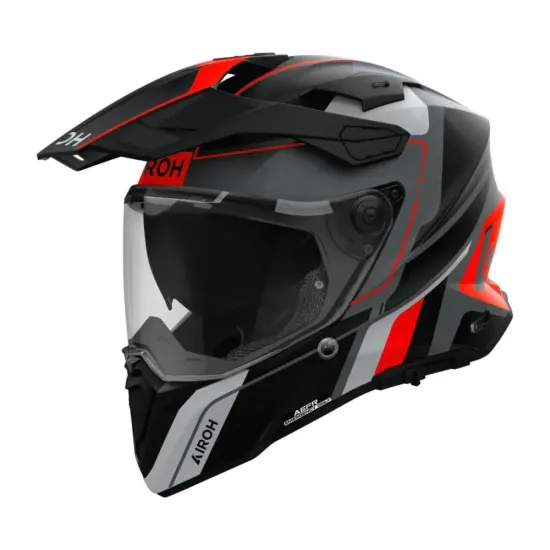 Casco Airoh Commander 2  Skip Naranja Mate