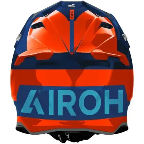Casco Airoh Twist 3 Fancy Naranja y Azul
