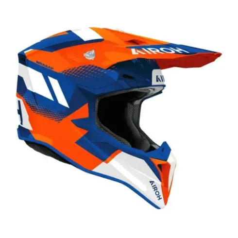 Casco Airoh Wraaap Conquer Amarillo Mate
