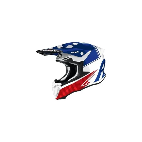 Casco Airoh Twist 2.0 Tech Azul Brillo  talla S