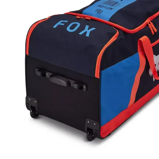 FOX Shuttle 180 Race Spec Roller Azul Verdadero – Bolsa con Ruedas para Equipo de Motocross