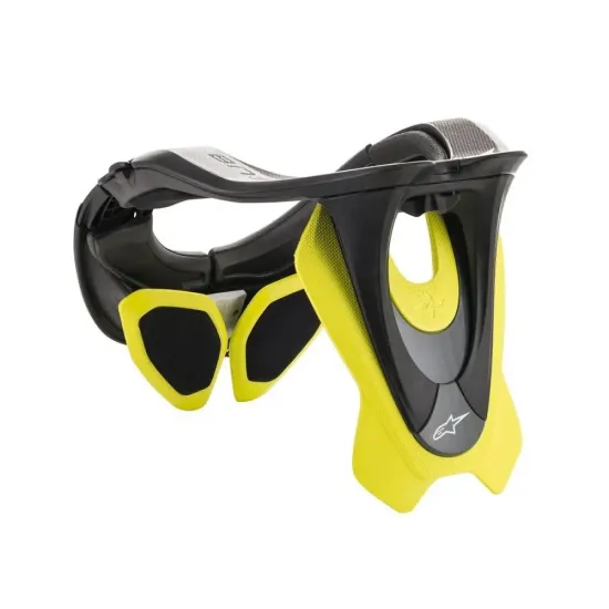 Nuevo - COLLAR N ALPINESTARS BNS TECH 2 NEGRO AMARILLO FLUOR
