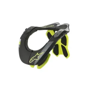 Nuevo - COLLAR N ALPINESTARS BNS TECH 2 NEGRO AMARILLO FLUOR