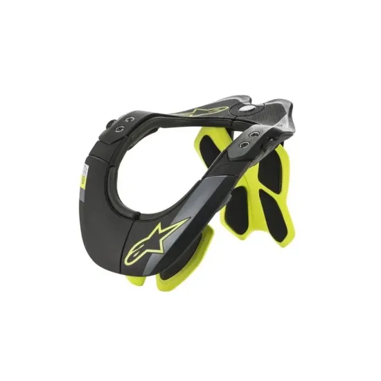 Nuevo - COLLAR N ALPINESTARS BNS TECH 2 NEGRO AMARILLO FLUOR