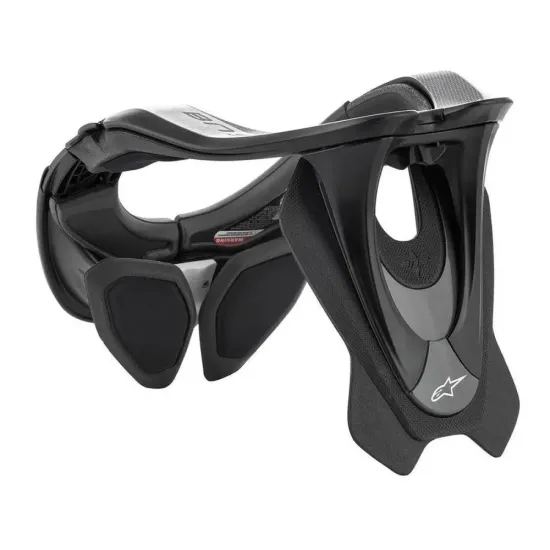 Nuevo - COLLAR N ALPINESTARS BNS TECH 2 NEGRO GRIS