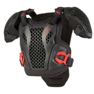 Nuevo - Peto Alpinestars ni o Bionic Action Negro Rojo 2