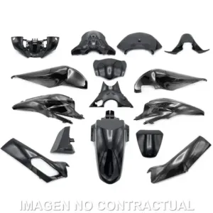 KIT PLASTICOS HERT HONDA PCX 125 15 PZAS NEGRO NIGHTSTAR PERLADO