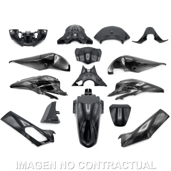 KIT PLASTICOS HERT HONDA PCX 125 15 PZAS NEGRO NIGHTSTAR PERLADO