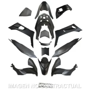 KIT PLASTICOS HERT HONDA PCX 125 14 PIEZAS NEGRO