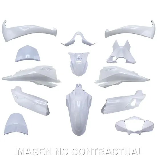 KIT PLASTICOS HERT HONDA SH 125-150 BLANCO