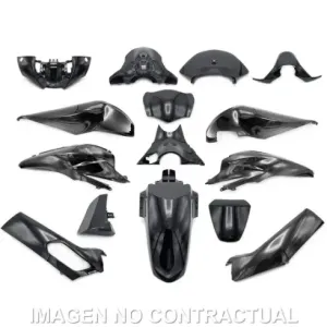 KIT PLASTICOS HERT HONDA SH 125-150 NEGRO