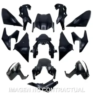 KIT PLASTICOS HERT HONDA ADV 350 NEGRO MATE