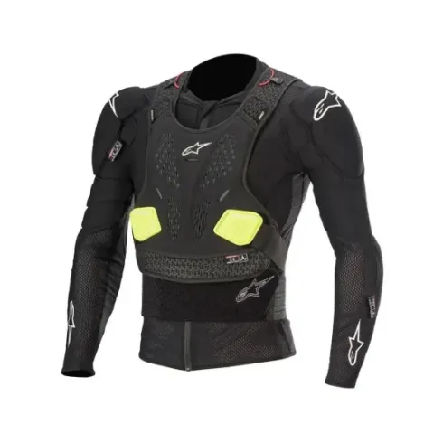 Nuevo - Peto Integral Alpinestars Bionic Pro V2 Negro Amarillo Fl or