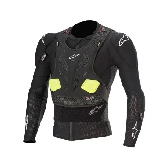 Nuevo - Peto Integral Alpinestars Bionic Pro V2 Negro Amarillo Fl or