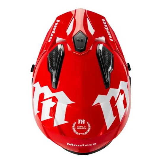 Hebo Zone 5 Montesa Classic – Casco Trial Retro con Pantalla Solar y ECE 22-06