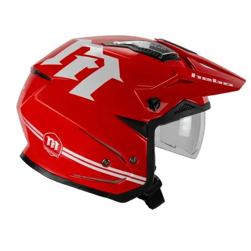 Hebo Zone 5 Montesa Classic – Casco Trial Retro con Pantalla Solar y ECE 22-06