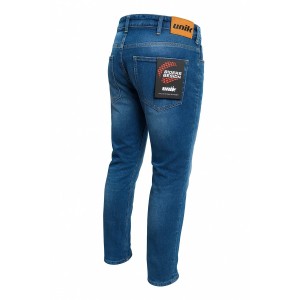 UNIK JP-0E Pantalón Vaquero Moto con Kevlar | Protección Nivel 2 – Dark Blue