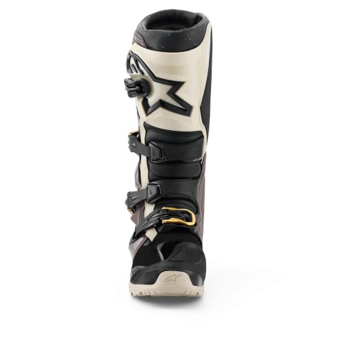 Alpinestars Tech 7 Enduro Drystar 2026 | Botas Impermeables Negro Beige Dorado-2