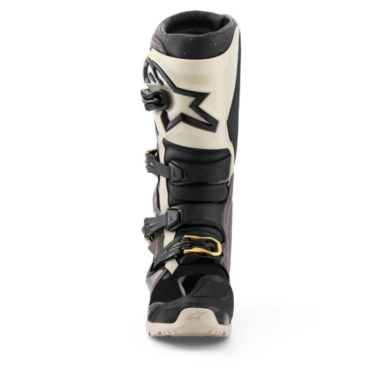 Alpinestars Tech 7 Enduro Drystar 2026 | Botas Impermeables Negro Beige Dorado-2