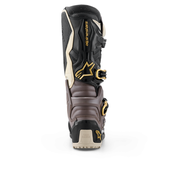 Alpinestars Tech 7 Enduro Drystar 2026 | Botas Impermeables Negro Beige Dorado-4