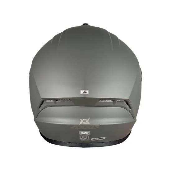 Casco Axxis Ff112c Draken Solid V.2 titanio mate