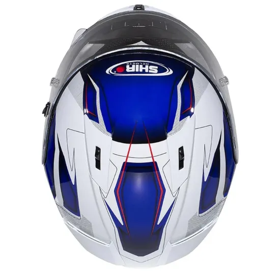 Casco Shiro sh-336 crown azul
