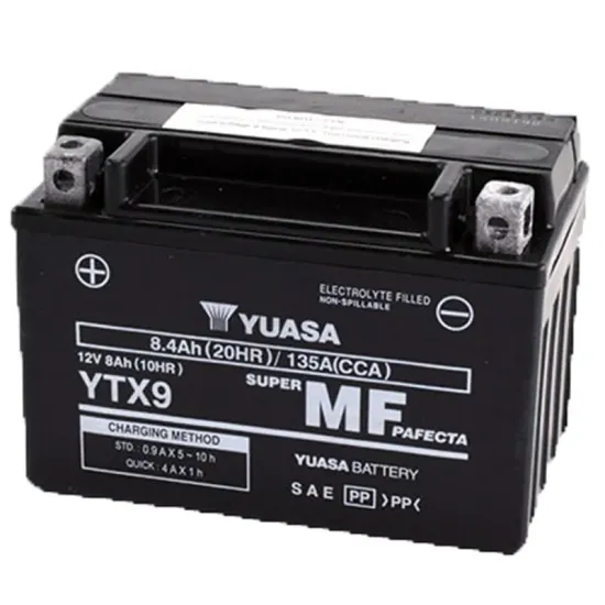 Batería Yuasa YTX9-WC Precargada