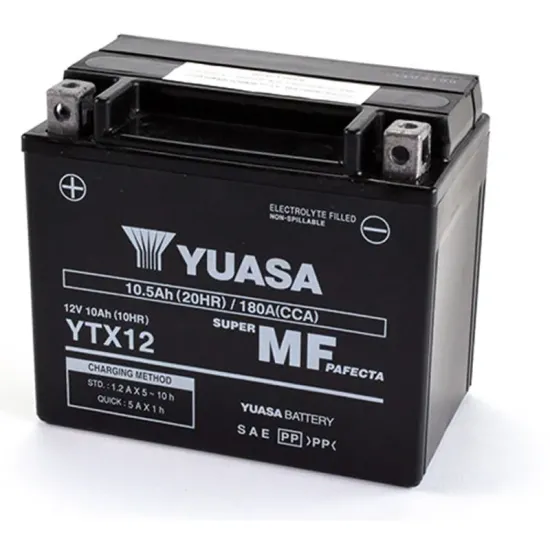 Batería Yuasa YTX12-WC Precargada