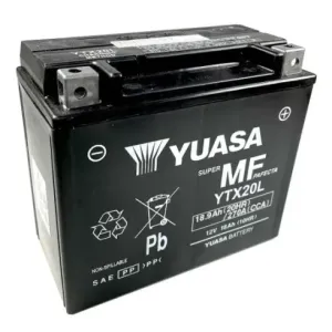 Batería Yuasa YTX20L-WC Precargada