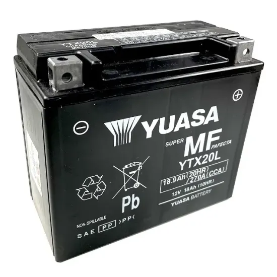 Batería Yuasa YTX20L-WC Precargada