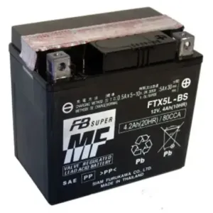 Batería Furukawa FTX5L-BS Sin Mantenimiento