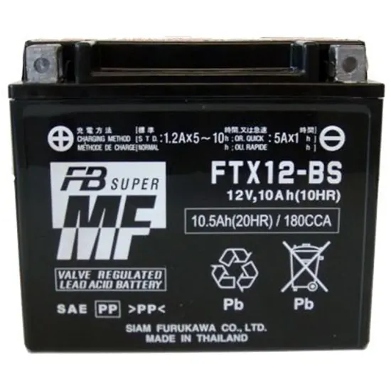 Batería Furukawa FTX12-BS Sin Mantenimiento