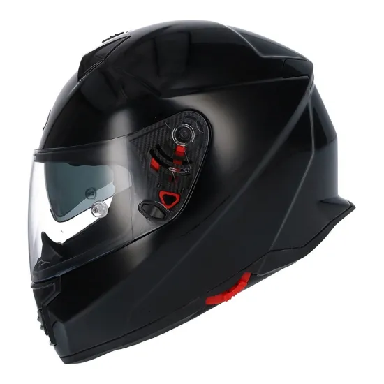 Casco Shiro SH-351 negro brillo
