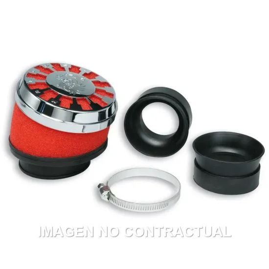 Filtro Potencia E13 Malossi 25 PHBH, Mikuni, Keihin