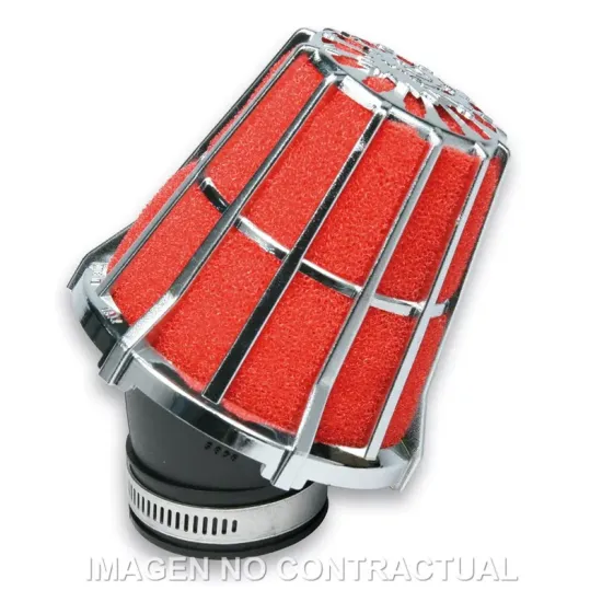 Filtro Potencia E5 Cromado S-Caja Carburador PHVA