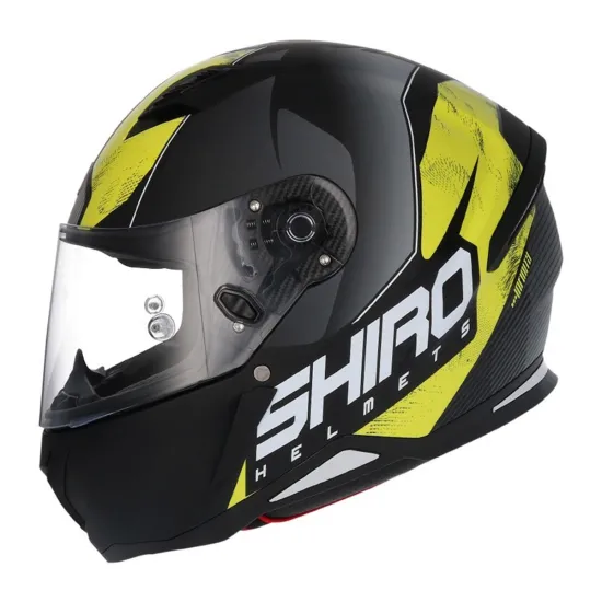 Casco Shiro SH890 infinity amarillo fluor T-S