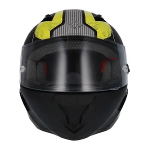 Casco Shiro SH890 infinity amarillo fluor T-S 2